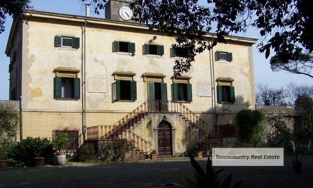 villa storica vendita colline di livorno