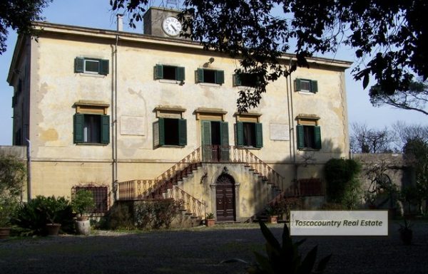villa storica vendita colline di livorno